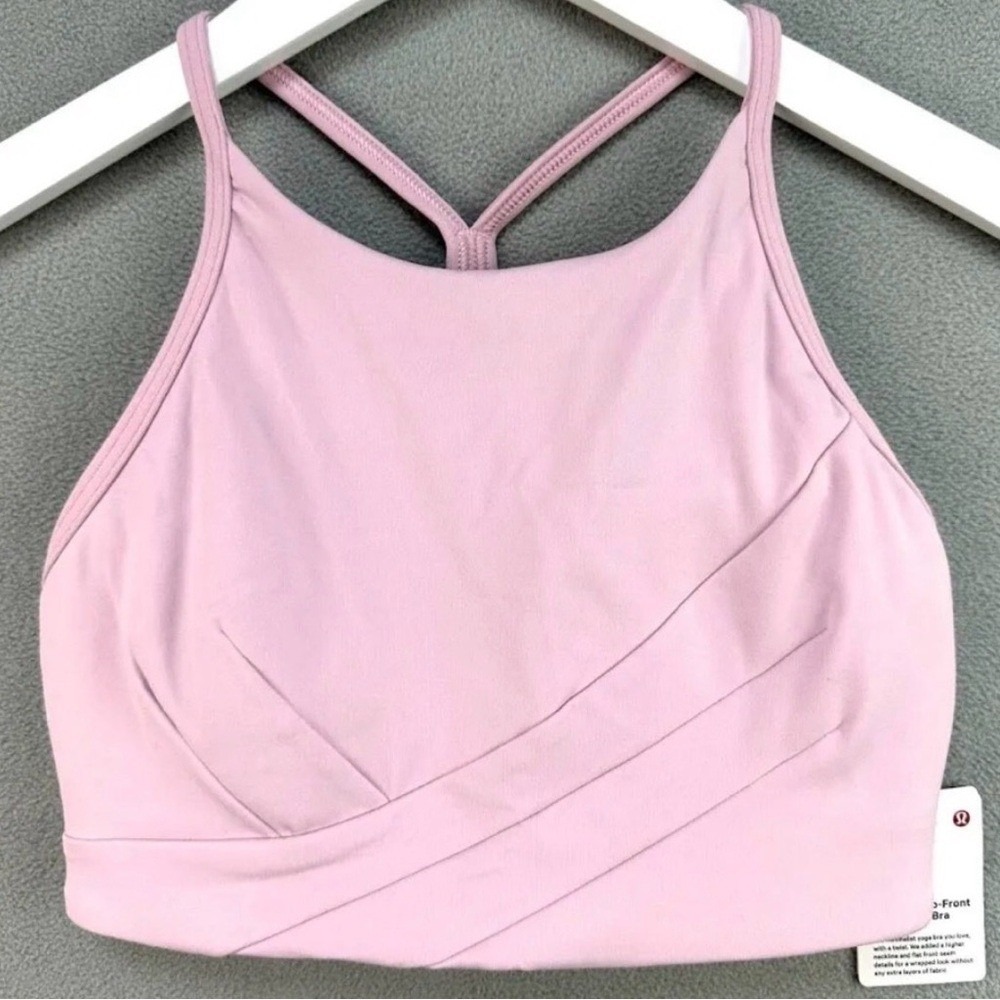 Lululemon Athletica Light Pink Strappy Sports Bra Size 2